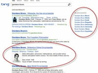 Microsoft Bing bổ sung từ điển bách khoa toàn thư