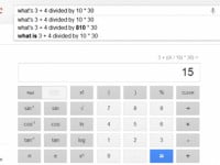 Google bổ sung máy tính khoa học 34 nút trong trình tìm kiếm