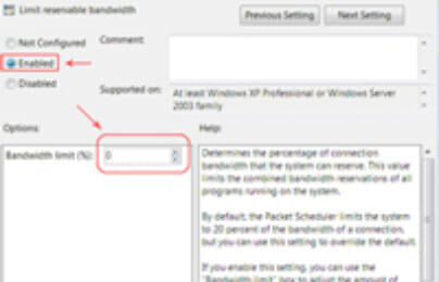 Tăng tốc Internet 20%