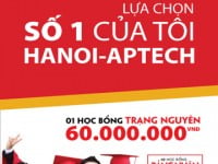 “Lựa chọn số 1 của tôi – HANOI-APTECH” nhận học bổng giá trị
