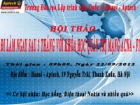 Hanoi-Aptech:  Tặng bạn bí kíp để cán đích đường đua ACNA F1 vào ngày 22/9