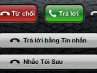 iOS 6 – Lịch sự khi từ chối cuộc gọi