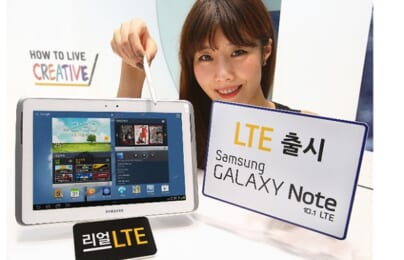 Galaxy Note 10.1 phiên bản LTE đã xuất xưởng
