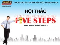 Hanoi – Aptech giúp bạn chỉ với 5 bước để thành công với Quản trị mạng