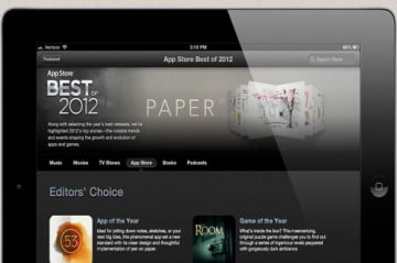Read more about the article Apple công bố ứng dụng, game hàng đầu 2012 cho iPhone, iPad