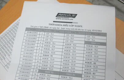 Hanoi-Aptech chào đón các tân binh lớp ACNA N1207L