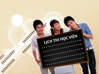 Lịch thi học viên tháng 02/2013