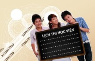 Lịch thi học viên tháng 4/2013