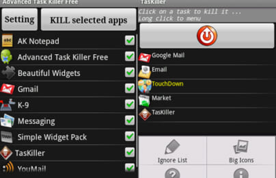 TasKiller – Ứng dụng chạy ẩn cho Android