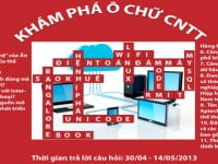 Kết quả Khám phá ô chữ CNTT số 2 và Bảng ô chữ số 3