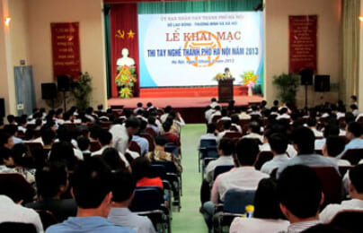 Đội tuyển Hanoi – Aptech tiếp tục tham gia Hội thi tay nghề TP Hà Nội năm 2013