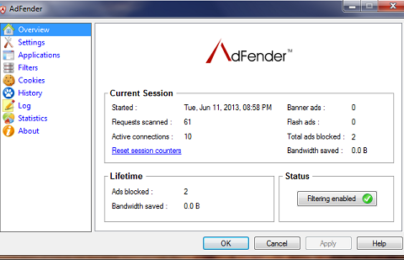 AdFender – Chặn quảng cáo triệt để