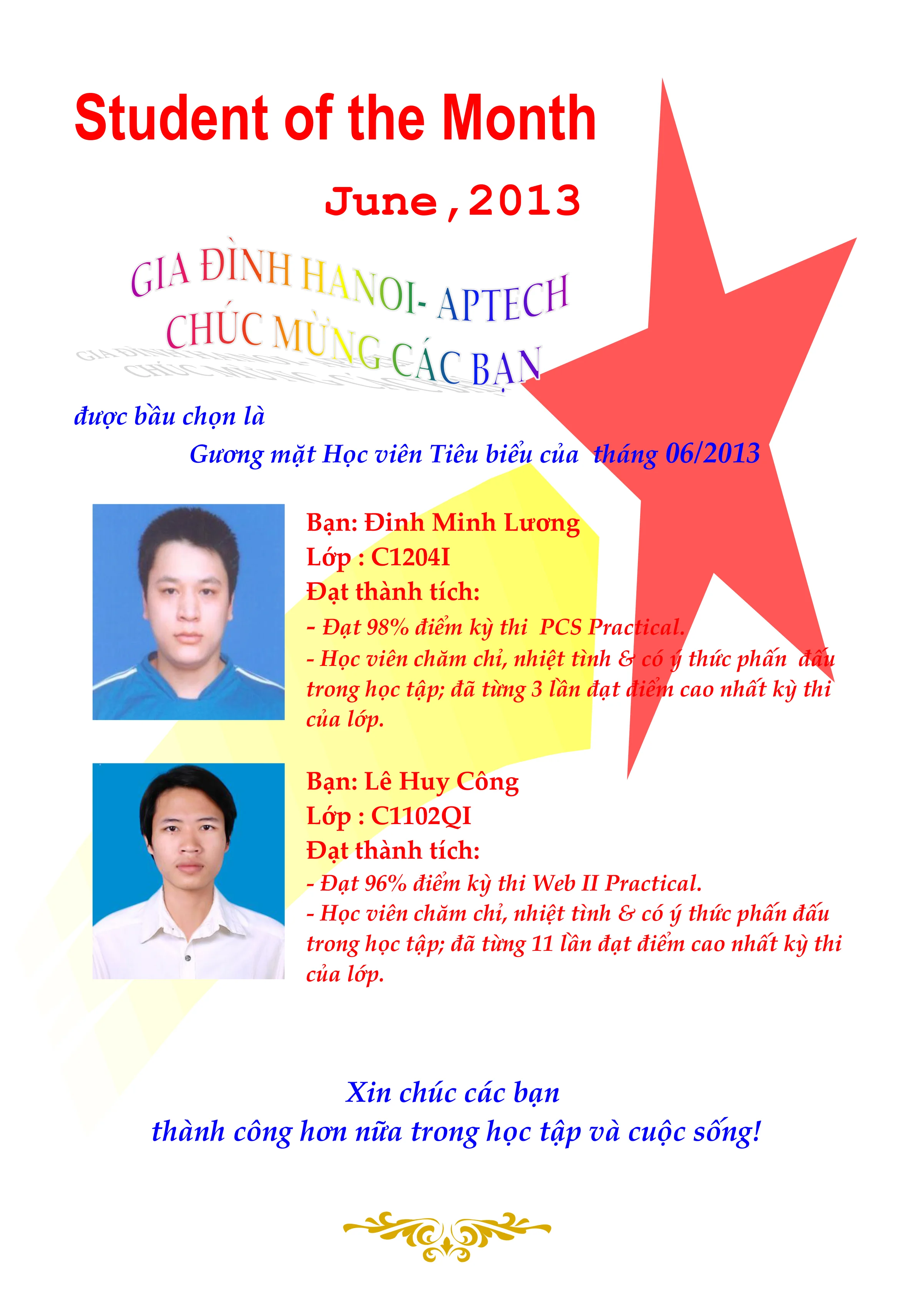 Student of the Month