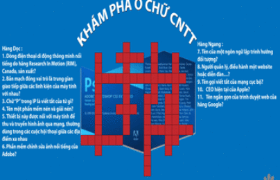Hanoi-Aptech- Tặng bạn bộ sưu tập 5 ô chữ của Khám phá ô chữ CNTT