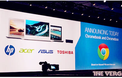 Google “bắt tay” Intel, Asus và Toshiba sản xuất Chromebook mới