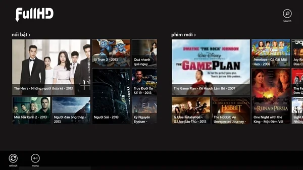 Ứng dụng giúp xem miễn phí phim HD trên Windows 8/8.1-2