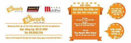 Cộng đồng sinh viên phát sốt với “mWork – Giải pháp thu nhập cao cho sinh viên công nghệ” -2