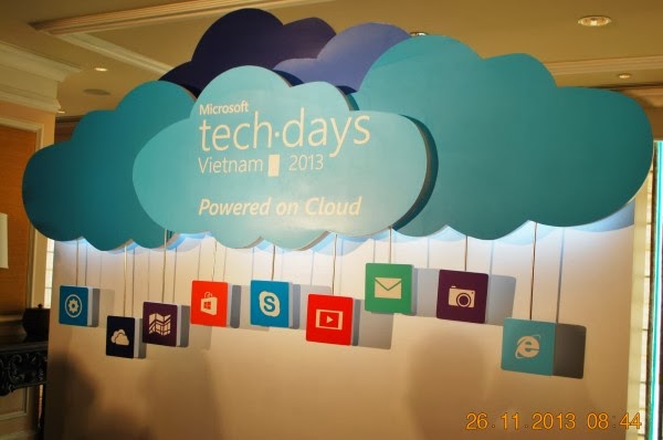 Microsoft TechDays 2013 với chủ đề "Sức mạnh từ đám mây"