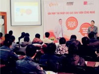 Sôi động ngày hội “mWork – Giải pháp thu nhập cao cho sinh viên công nghệ” tại Hanoi- Aptech