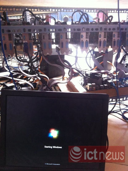 Cận cảnh dàn máy “đào” Bitcoin "khủng" tại Hà Nội-1 Cận cảnh dàn máy “đào” Bitcoin "khủng" tại Hà Nội-1