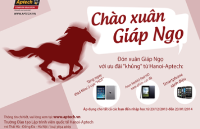 Cùng Hanoi- Aptech bắt sóng lập trình “Chào Xuân Giáp Ngọ”