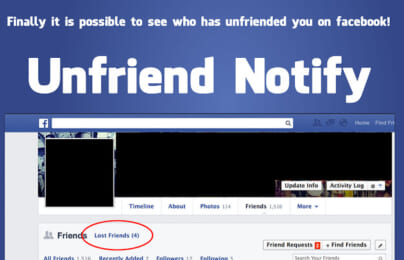 Để Facebook “báo cáo” nhanh chóng khi ai đó Unfriend