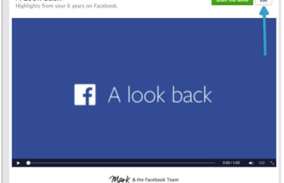 “Quà sinh nhật” Look Back của Facebook đã cho phép tùy chỉnh