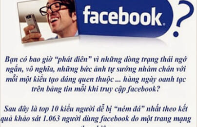 Bạn có thuộc kiểu người bị ghét trên Facebook?