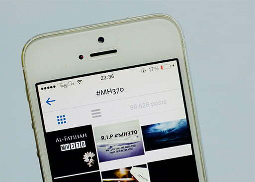 Có tới gần 1 triệu hình ảnh được chia sẻ về MH370 qua hashtag trên Instagram-2