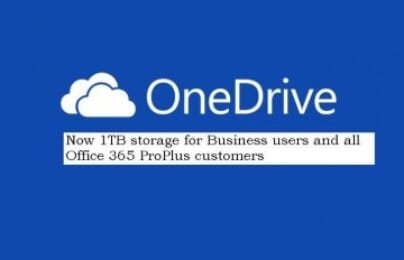 Microsoft tặng 1TB lưu trữ miễn phí cho người dùng Office 365