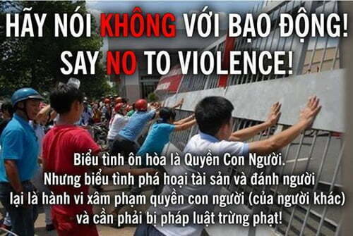 Cư dân mạng ủng hộ thông điệp tránh kích động khi phản đối Trung Quốc -4