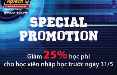 Cơ hội nhận ưu đãi đặc biệt Khóa Lập trình Hanoi-Aptech