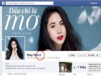 Facebook dành kí hiệu riêng cho trang cá nhân của Sao Việt