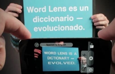 Google mua lại ứng dụng Word Lens nâng cao khả năng dịch