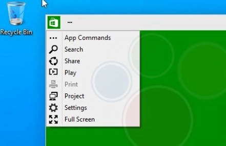 Những thay đổi mới nhất của thanh Charms Bar trong Windows 9-1