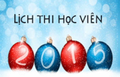 Lịch thi học viên tháng 2/2015 – new