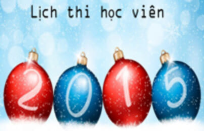 Lịch thi học viên tháng 2 – update