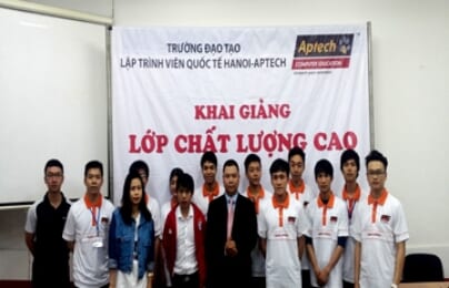 Hanoi – Aptech tưng bừng đón các tân học viên xông đất đầu năm