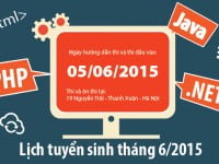 Lịch tuyển sinh tháng 6: 05/06/2015
