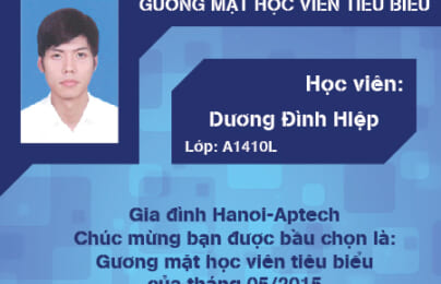 Học viên tiêu biểu tháng 5/2015