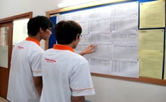 Lịch thi học viên tháng 10/2015