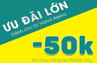 [HOT]Mobile City tặng ưu đãi khủng cho các lập trình viên Hanoi Aptech