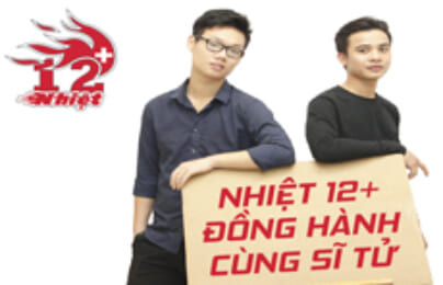 Nhiệt 12+ của Hanoi- Aptech trở lại đồng hành cùng kì thi THPT quốc gia 2016
