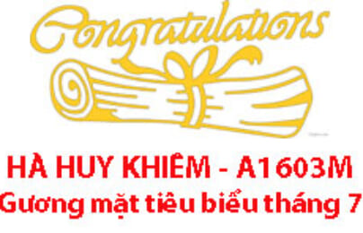 {Hanoi- Aptech} Gương mặt tiêu biểu tháng 7/2016