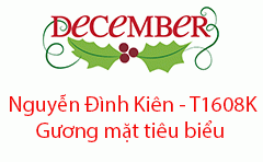 {Hanoi- Aptech} Gương mặt tiêu biểu tháng 12/2016