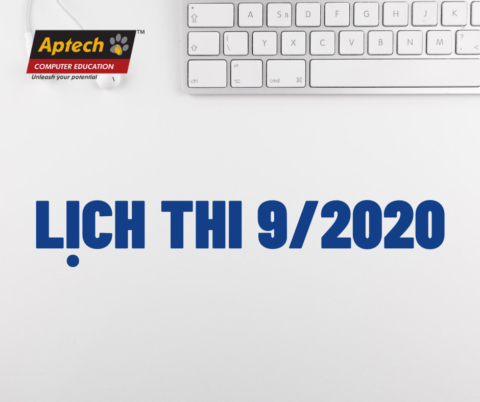 Read more about the article HANOI – APTECH: LỊCH THI THÁNG 9/2020
