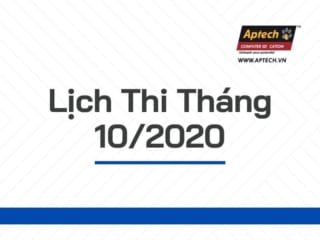 Read more about the article HANOI-APTECH: LỊCH THI THÁNG 10/2020​