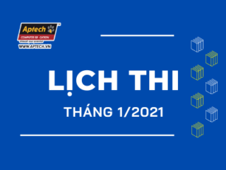 Read more about the article HANOI-APTECH: LỊCH THI THÁNG 1/2021​