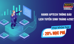 Thông báo: Lịch tuyển sinh tháng 4/1021