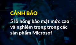 Cảnh báo 5 lỗ hổng bảo mật mức cao và nghiêm trọng trong các sản phẩm Microsoft